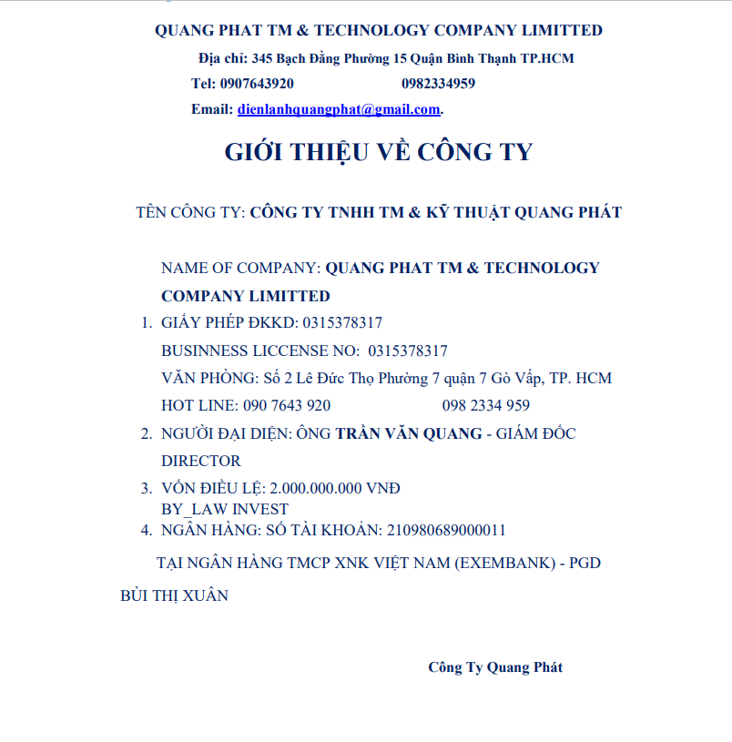 Công ty Quang Phát